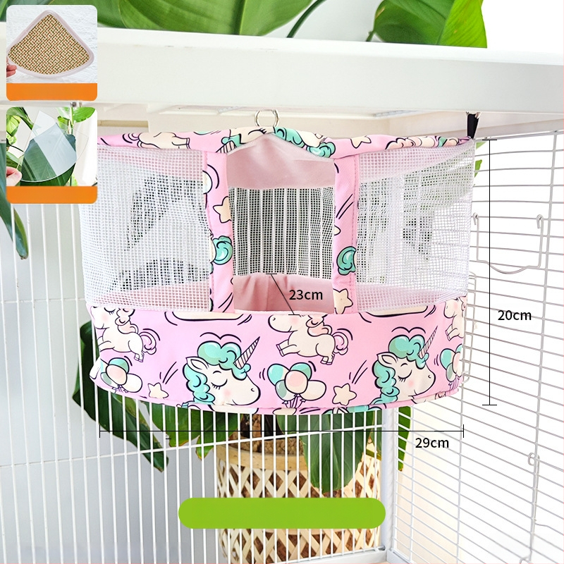 Φωλιά-κρεμάστρα παπαγάλου από ύφασμα, δροσερή καλοκαιρινή καταφύγιο; Υλικό: ύφασμα; Μάρκα: Άλλη; Κατάλληλο για Παπαγάλο