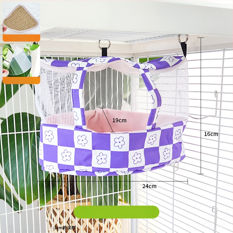 Φωλιά-κρεμάστρα παπαγάλου από ύφασμα, δροσερή καλοκαιρινή καταφύγιο; Υλικό: ύφασμα; Μάρκα: Άλλη; Κατάλληλο για Παπαγάλο