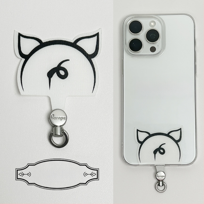 Arope шнур за мобилен телефон, въртене на 360°, нейлон, плетен дизайн, метална катарама