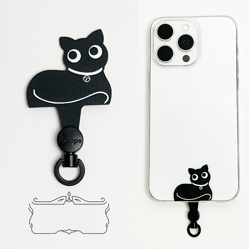 Arope шнур за мобилен телефон, въртене на 360°, нейлон, плетен дизайн, метална катарама