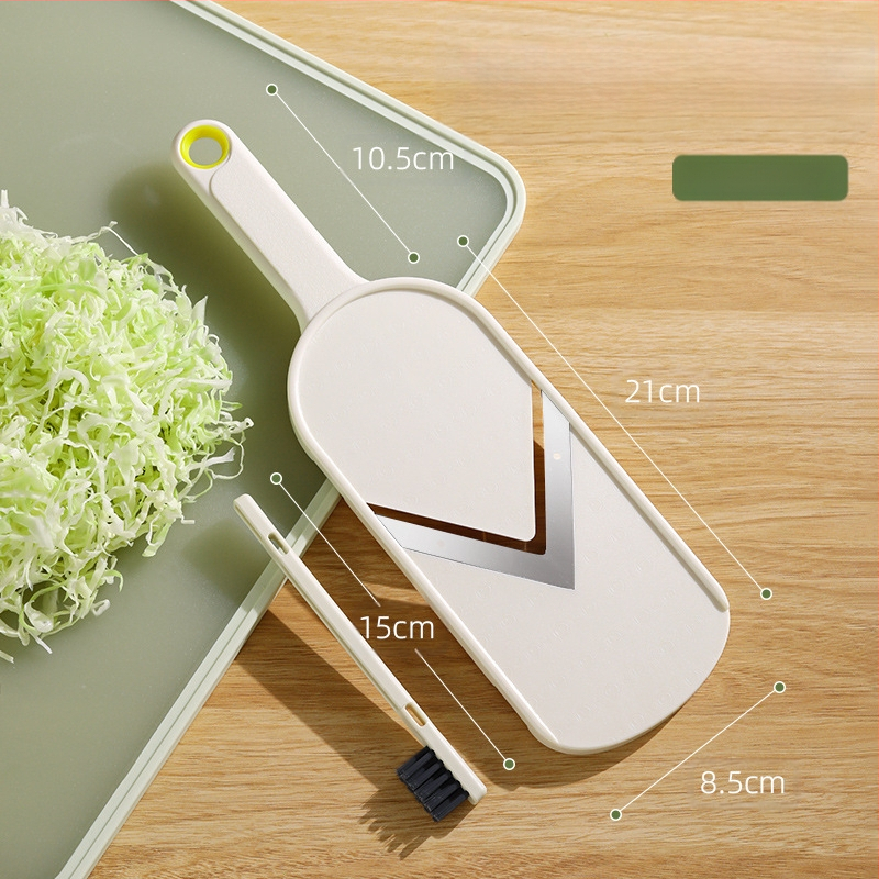 Xishuo Πολυλειτουργικός κόφτης για λάχανο και λαχανικά — ABS σώμα, μοντέρνος μινιμαλιστικός σχεδιασμός, δυνατότητα εκτύπωσης λογότυπου