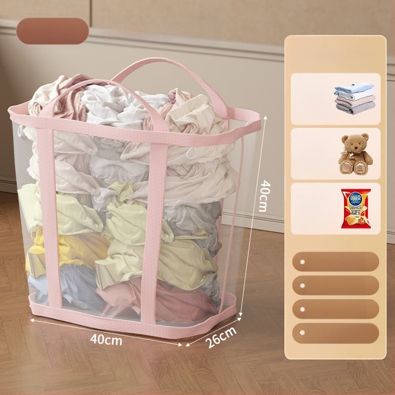 Sieninis skalbinių krepšys didelės talpos, sulankstomas, Jiang xu
