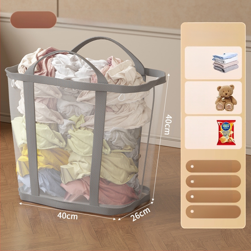 Sieninis skalbinių krepšys didelės talpos, sulankstomas, Jiang xu