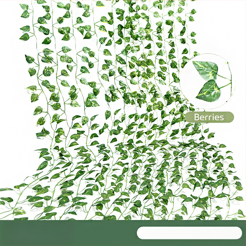 Zongwang Simulētais rotangs – rudens dekors, dekoratīvs rotangs ar zīda ziediem, sērija Simulated rattan, pielāgošana pieejama