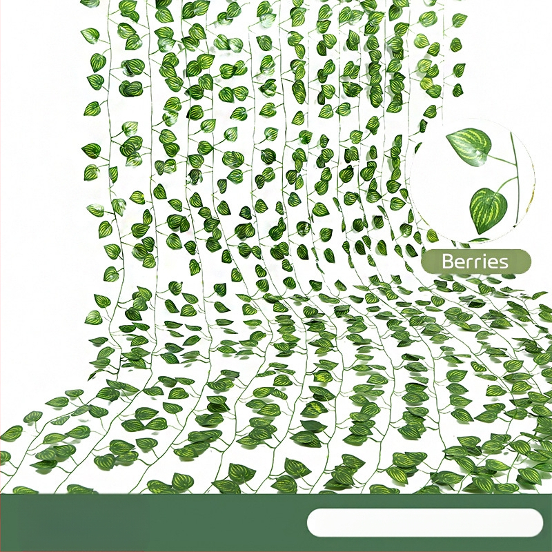 Zongwang Simulētais rotangs – rudens dekors, dekoratīvs rotangs ar zīda ziediem, sērija Simulated rattan, pielāgošana pieejama