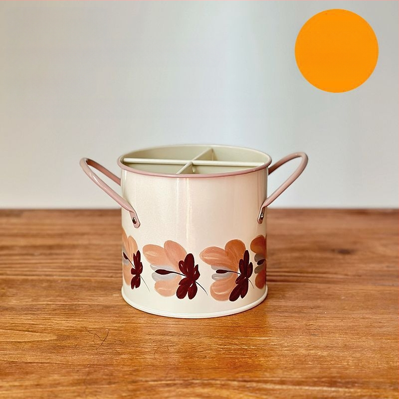 Keraminis lazdelė laikiklis maistui, šiuolaikiškas minimalistinis stilius, gėlių raštas, vandens poliravimo apdaila, išleistas 2023