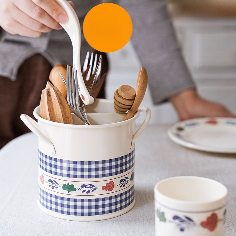 Keraminis lazdelė laikiklis maistui, šiuolaikiškas minimalistinis stilius, gėlių raštas, vandens poliravimo apdaila, išleistas 2023