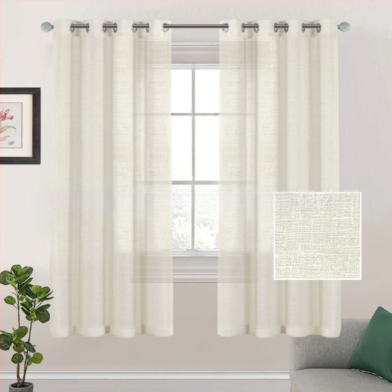 Poliészter függönyök, átlátszó fényátengedés, modern minimalista stílus, nappalira, hálószobára, dolgozószobára, étteremre (Anyag: Poliészter; Funkció: Fényátengedés; Stílus: Modern minimalizmus; Terek: Nappali, Hálószoba, Dolgozószoba, Étterem)