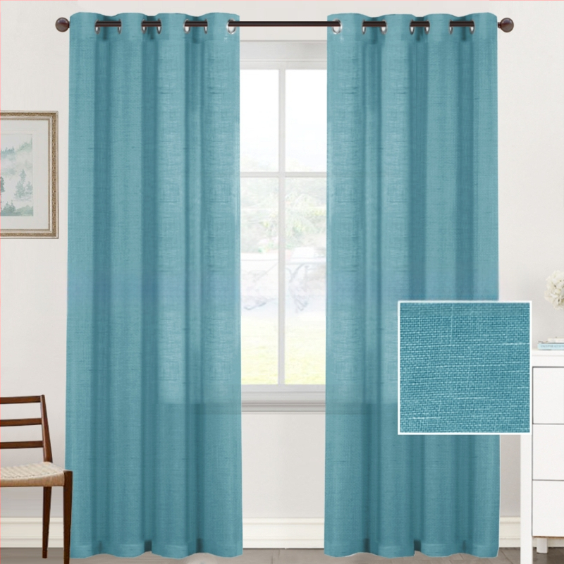 Poliészter függönyök, átlátszó fényátengedés, modern minimalista stílus, nappalira, hálószobára, dolgozószobára, étteremre (Anyag: Poliészter; Funkció: Fényátengedés; Stílus: Modern minimalizmus; Terek: Nappali, Hálószoba, Dolgozószoba, Étterem)