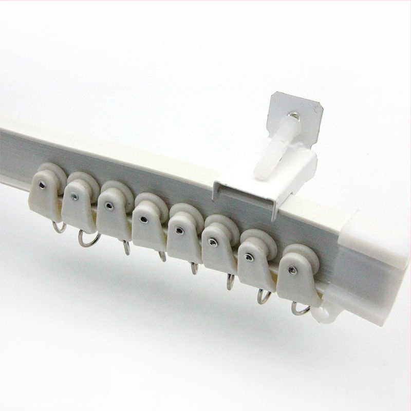 Bixiao Κουρτινό Σύστημα Ράγας – U-σχήματος καμπύλη ράγα κουρτινών; εξωτερικά πλαστικό, εσωτερικά ατσάλι; μοντέρνο μινιμαλιστικό στυλ; μη προσαρμόζεται; χωρίς αδειοδοτημένες ιδιωτικές μάρκες