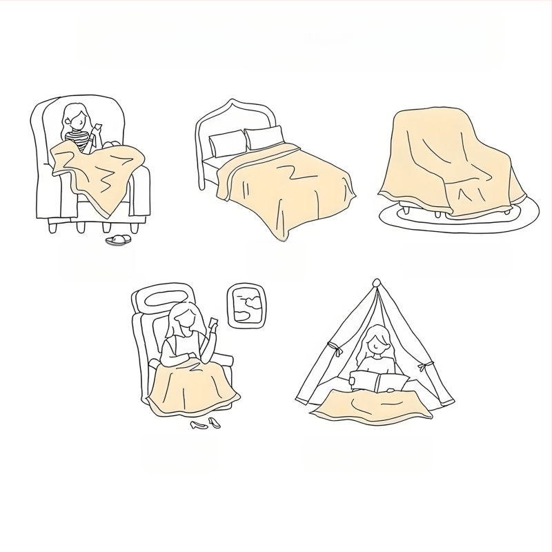 Flanel pléd geometriai mintával, testreszabható (Poliészter • súly 300–500 g • Tavasz és ősz)