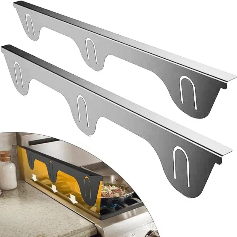 Κάλυμμα κενών ανάμεσα σε φούρνο και πάγκου από ανοξείδωτο χάλυβα, μοντέλο K-04, εγκατάσταση με πίεση, 270 g