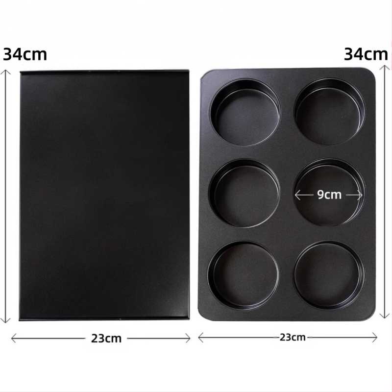 Μορφή τοστ με καπάκι, τετράγωνη, 6 θήκες, από ανθρακούχο χάλυβα, αντικολλητικό, μάρκα Japanese cotta