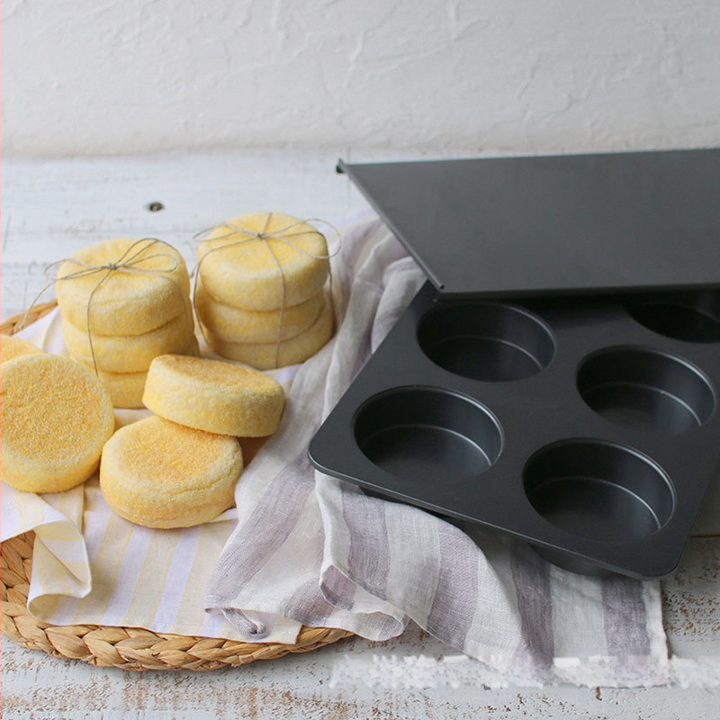 Μορφή τοστ με καπάκι, τετράγωνη, 6 θήκες, από ανθρακούχο χάλυβα, αντικολλητικό, μάρκα Japanese cotta