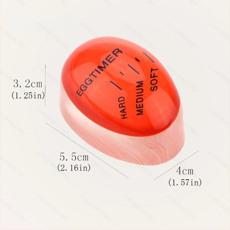 Χρονόμετρο αυγών από σιλικόνη – κουζίνας χρονόμετρο με καρτούν σχέδιο για μαλακά βραστά αυγά – μοντέρνο μινιμαλιστικό στυλ