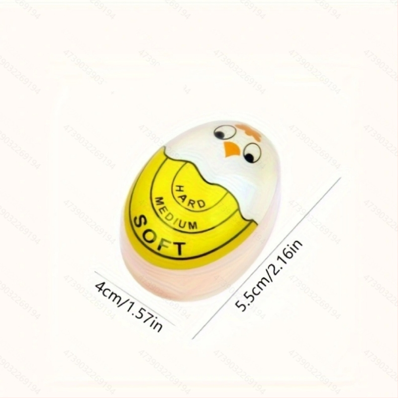 Χρονόμετρο αυγών από σιλικόνη – κουζίνας χρονόμετρο με καρτούν σχέδιο για μαλακά βραστά αυγά – μοντέρνο μινιμαλιστικό στυλ