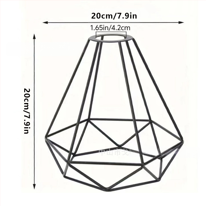 Μεταλλικός αμπαζούρ λαμπτήρα σε σχήμα κλουβιού — από μέταλλο, κατάλληλος για εσωτερικούς χώρους ξενοδοχείων και καφέ, παραμετροποιήσιμος, καταγωγή Zhongshan