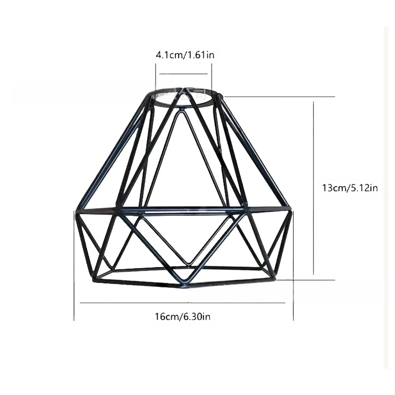 Μεταλλικός αμπαζούρ λαμπτήρα σε σχήμα κλουβιού — από μέταλλο, κατάλληλος για εσωτερικούς χώρους ξενοδοχείων και καφέ, παραμετροποιήσιμος, καταγωγή Zhongshan