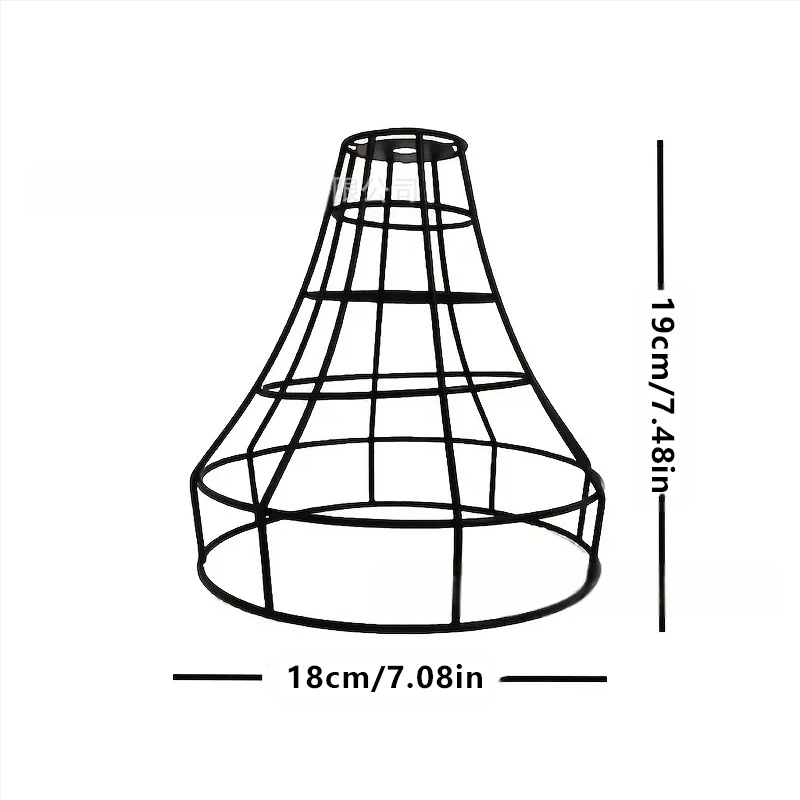 Μεταλλικός αμπαζούρ λαμπτήρα σε σχήμα κλουβιού — από μέταλλο, κατάλληλος για εσωτερικούς χώρους ξενοδοχείων και καφέ, παραμετροποιήσιμος, καταγωγή Zhongshan