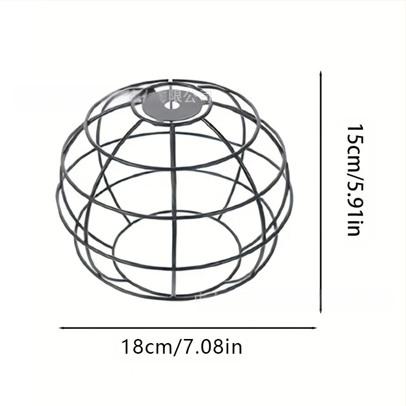 Μεταλλικός αμπαζούρ λαμπτήρα σε σχήμα κλουβιού — από μέταλλο, κατάλληλος για εσωτερικούς χώρους ξενοδοχείων και καφέ, παραμετροποιήσιμος, καταγωγή Zhongshan