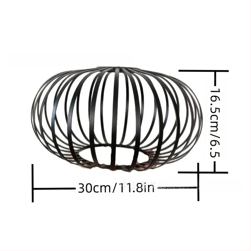 Μεταλλικός αμπαζούρ λαμπτήρα σε σχήμα κλουβιού — από μέταλλο, κατάλληλος για εσωτερικούς χώρους ξενοδοχείων και καφέ, παραμετροποιήσιμος, καταγωγή Zhongshan
