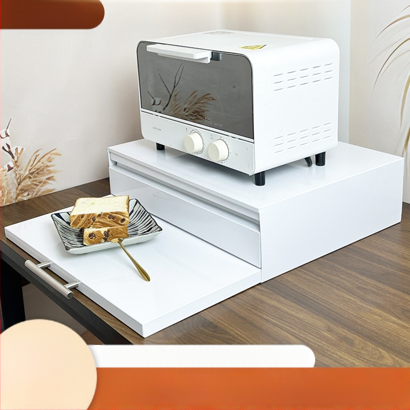 Κουζίνας συρόμενος ράφι για φούρνο μικροκυμάτων με τηλεσκοπικό μηχανισμό — απλός και μοντέρνος σχεδιασμός (Υλικό: χάλυβας άνθρακα; Μοντέλο: πλακέτα ράφι/δοχείο για φούρνο μικροκυμάτων; Επεξεργασία: κατά παραγγελία βάσει σχεδίων)