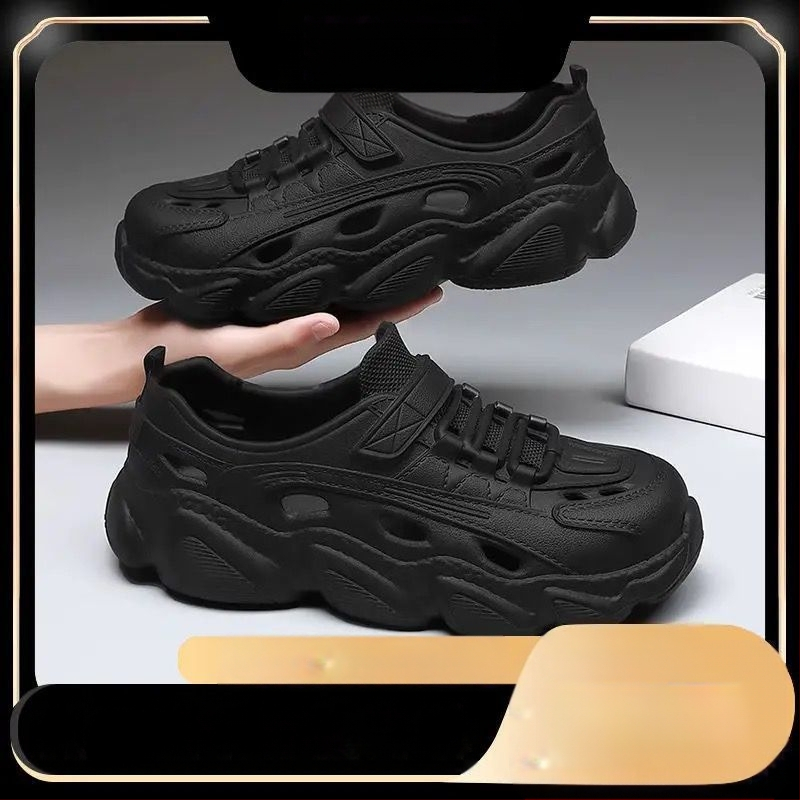 Vyriniai EVA sandalai su stora padu, kvėpuojantys, neslidūs ir su antiodor funkcija, EVA viršus ir padas