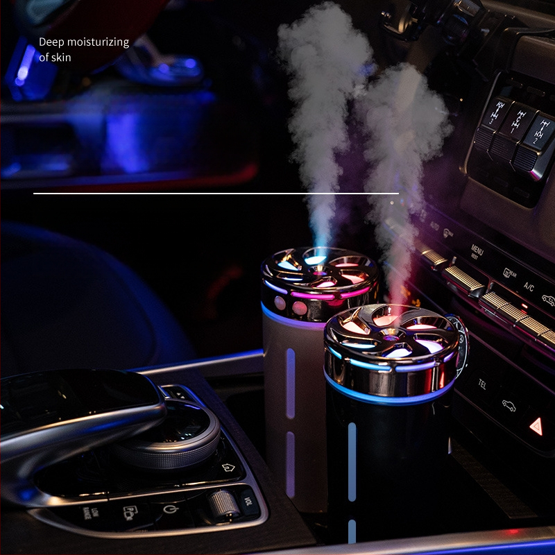 Автомобилен овлажнител X35 – резервоар 0,5–1 л, обхват 31–40 м², 1 изход за мъгла, тиха работа ≤36 dB, USB захранване