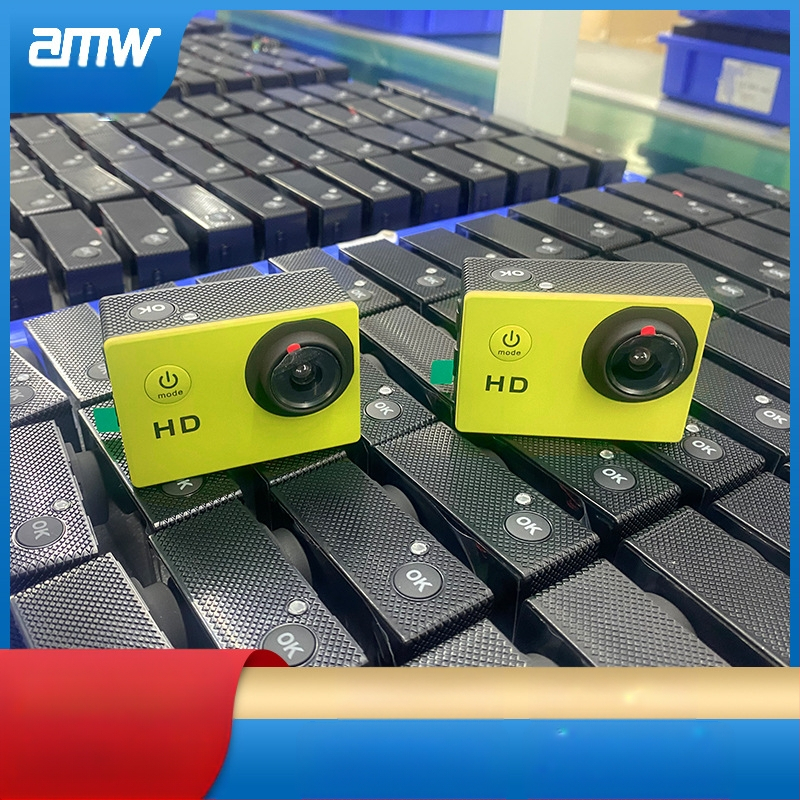 Sport akciókamera: 1080p HD videó, Wi-Fi, vízálló stabilizációval, TF/SD kártya támogatás, akkumulátor élettartam 90-120 perc