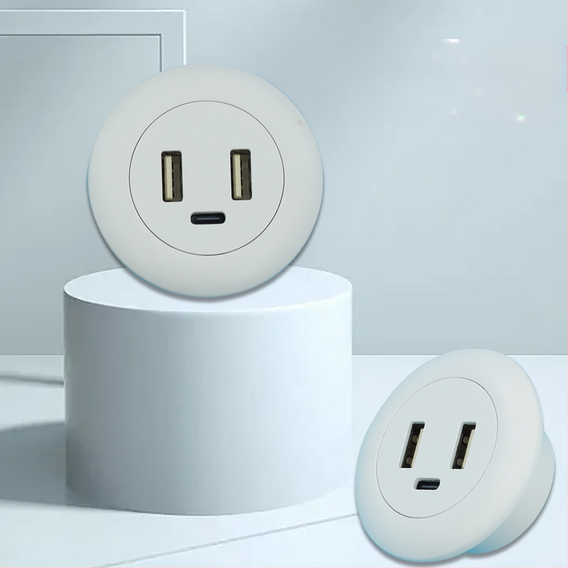 Dianpudun ενσωματωμένη επιτραπέζια θύρα USB φόρτισης με έξοδο 5V/12V DC