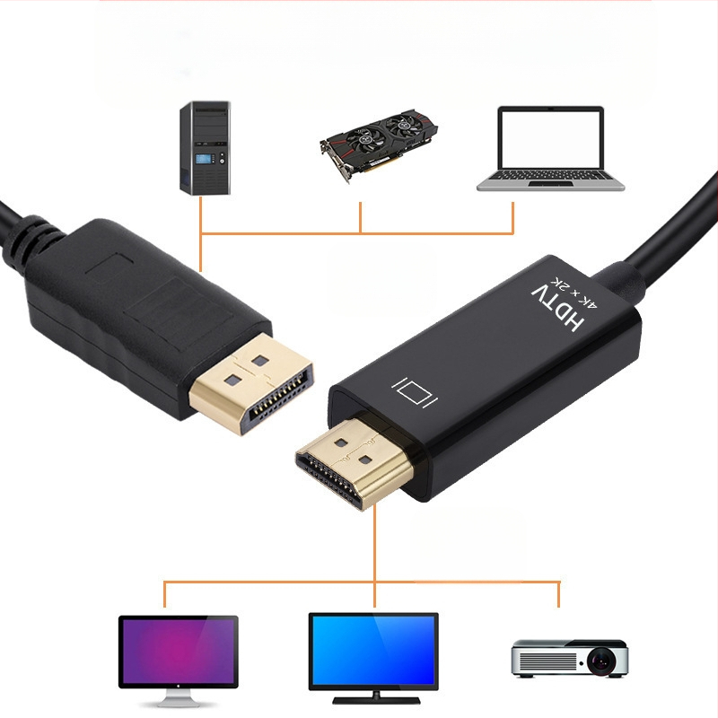 Καλώδιο μετατροπής DP σε HDMI, DP διεπαφή, 4K30Hz υποστήριξη