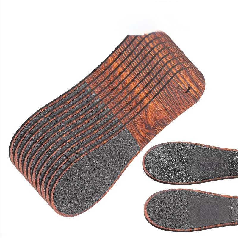 Fișier pentru picioare cu șmirghel, dublă față, pentru exfolierea pielii moarte și îndepărtarea calusurilor