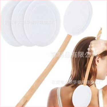 EVA четка за баня с дървена дръжка за почистване на гърба и нанасяне на лосион, кутия 70 бр.