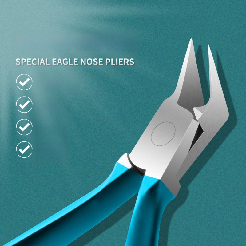 Nagu žirklės su kampuotu kraštu, nerūdijantis plienas, pedikiūro įrankis