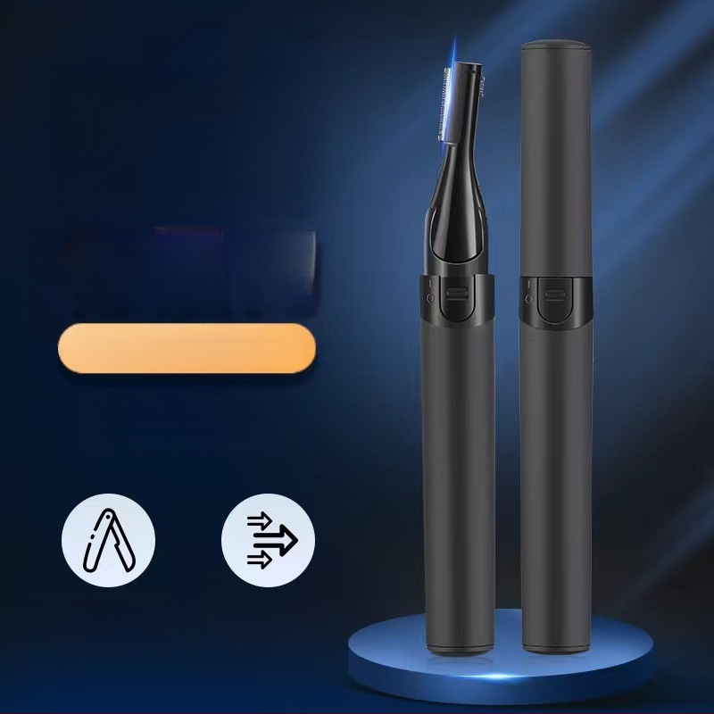 Електрическа подстригвачка за вежди за начинаещи – безжична, с батерия, миеща се, ABS корпус, тегло 42 g