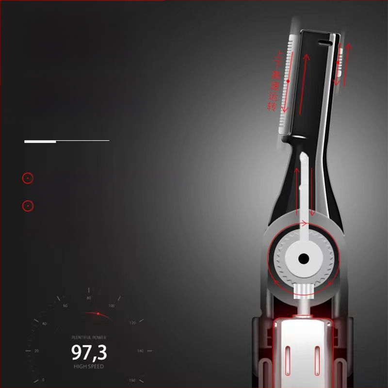 Електрическа подстригвачка за вежди за начинаещи – безжична, с батерия, миеща се, ABS корпус, тегло 42 g