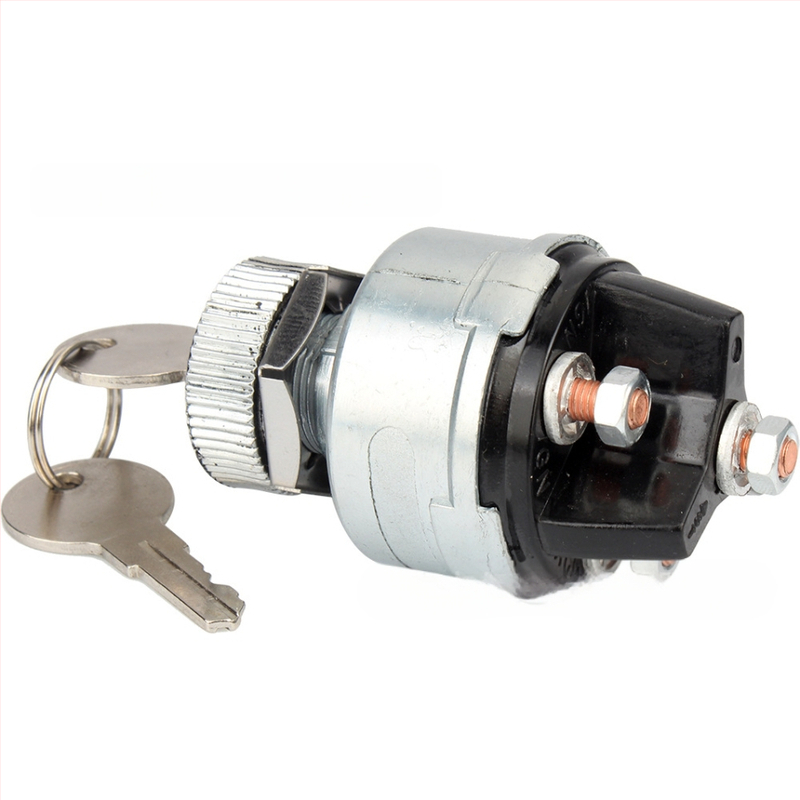 Go-Kart gyújtáskapcsoló, 3 pozíció OFF/RUN/MOMENTARY, univerzális, kulcsos indítókapcsoló