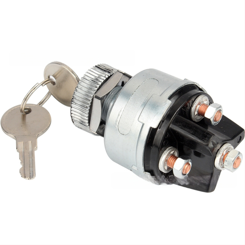 Go-Kart gyújtáskapcsoló, 3 pozíció OFF/RUN/MOMENTARY, univerzális, kulcsos indítókapcsoló