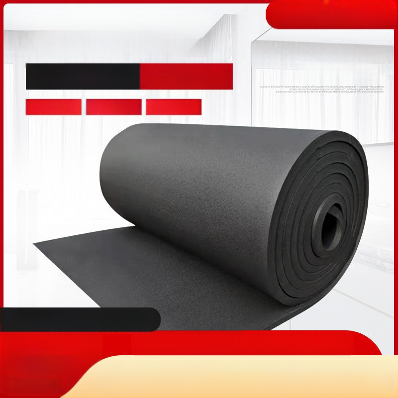 Gum-plasta izolācijas plāksne ar mikroporu struktūru, nolokāms plāksnes veids, termo un trokšņa izolācijai; materiāls: gumija un plastmasa; siltumvadītspēja 0.035 W/mK; klase B