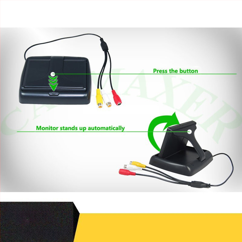 Οθόνη οπισθοπορείας αυτοκινήτου — οθόνη HD, ανάλυση 480x234, μοντέλο YL-449, βάρος 0.3