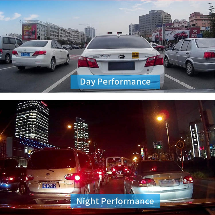 Κάμερα οπισθοπορείας με διπλό φακό για καθρέφτη αυτοκινήτου, 1080p, ευρυγώνιο 170°, υποστηρίζει microSD έως 64GB, USB/HDMI, παρακολούθηση στάθμευσης