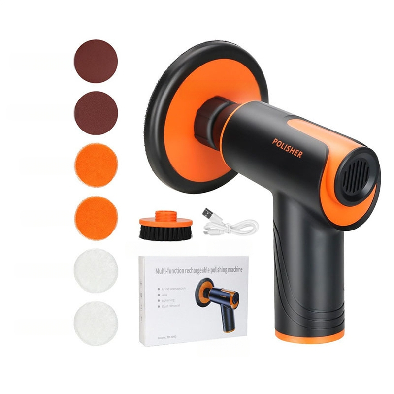 Automobiļu pulēšanas un vaskošanas iekārta bezvadu uzlādei (Basdeo, ABS+metāli, 80W, modelis TR-5002)