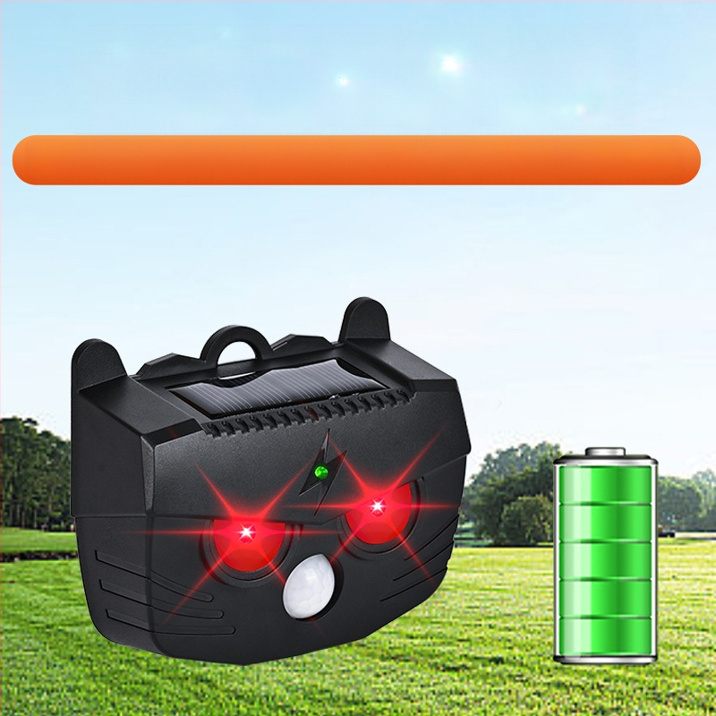 Repelent solar multifuncțional pentru animale cu senzor IR – repelent pentru șobolani, păsări și porci (Model BL-219A, 1.2V, 20-45 kHz, 0.1W)