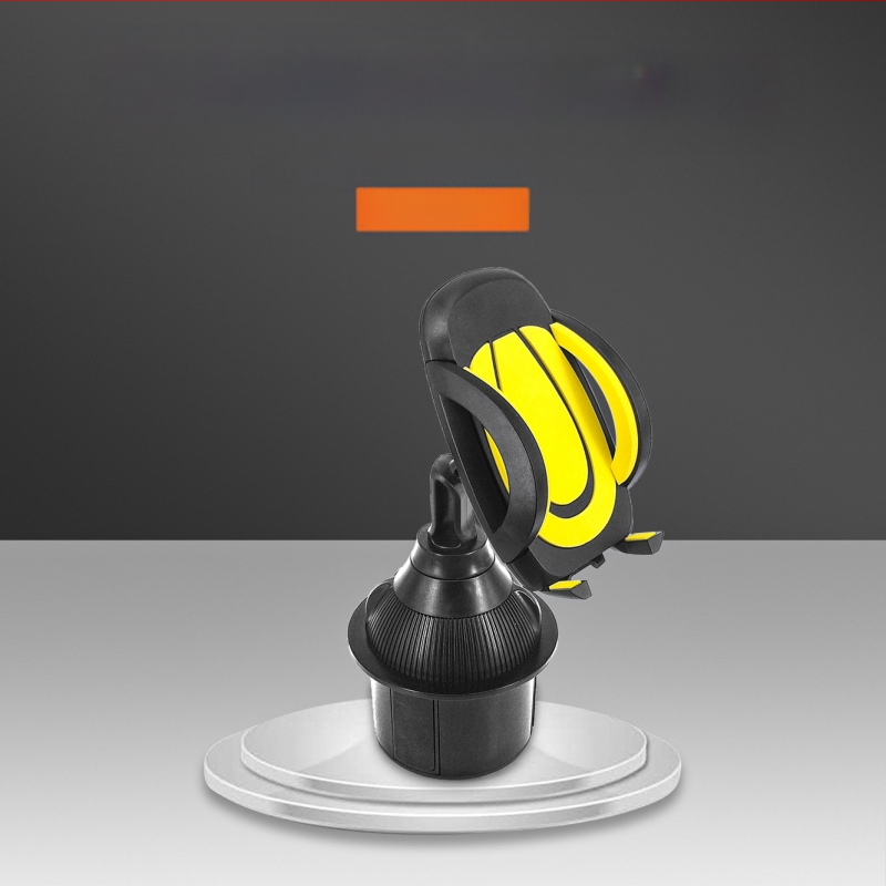 Държач за телефон за автомобил, монтиран върху държач за чаша — универсален, щракващ монтаж, за централна конзола и за задната седалка, модели 1608H, 2208H, 1608HE, Yongxinjia