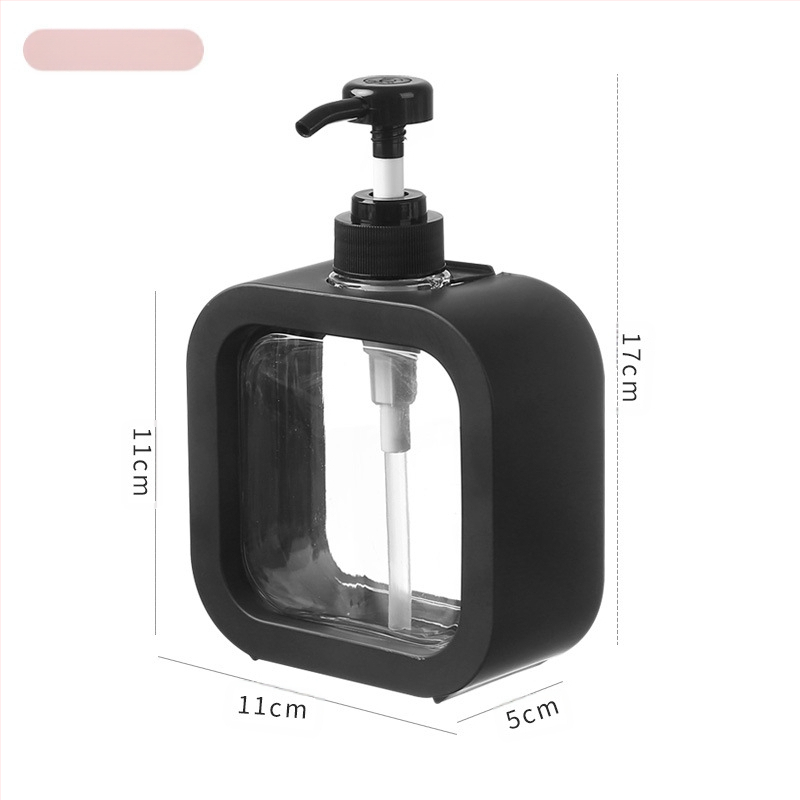 Sticlă plastică dozatoare pentru baie cu pompă – pentru săpun de mână, gel de duș, emulsii cosmetice și toner