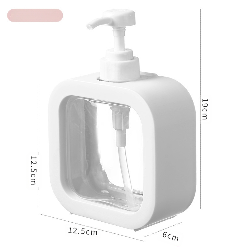 Sticlă plastică dozatoare pentru baie cu pompă – pentru săpun de mână, gel de duș, emulsii cosmetice și toner