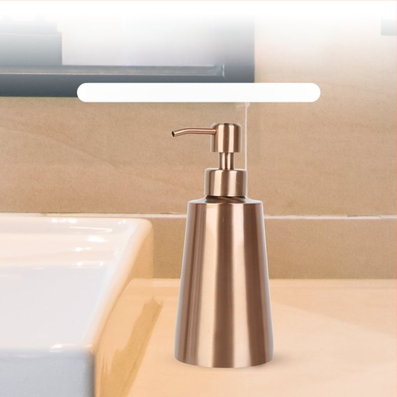 Δοχείο απολυμαντικού χεριών/δοσομετρητής σαπουνιού από ανοξείδωτο ατσάλι 304, 350 ml, Hao Chen, προσαρμογή λογότυπου, ιδιωτική ετικέτα