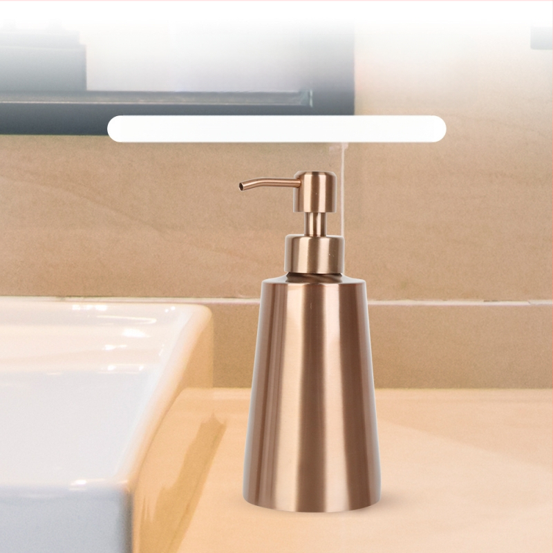 Δοχείο απολυμαντικού χεριών/δοσομετρητής σαπουνιού από ανοξείδωτο ατσάλι 304, 350 ml, Hao Chen, προσαρμογή λογότυπου, ιδιωτική ετικέτα