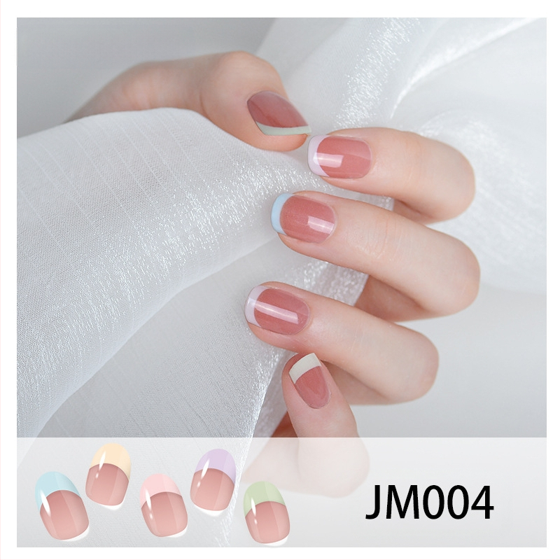 XT Полуизсушени гел лак стикери за нокти – активирани с UV лампа, френски стил, дизайни: рози, мрамор, цветя