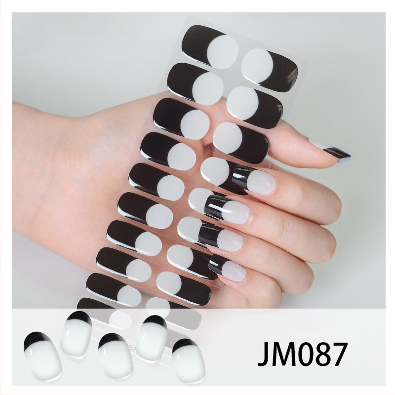 XT Полуизсушени гел лак стикери за нокти – активирани с UV лампа, френски стил, дизайни: рози, мрамор, цветя